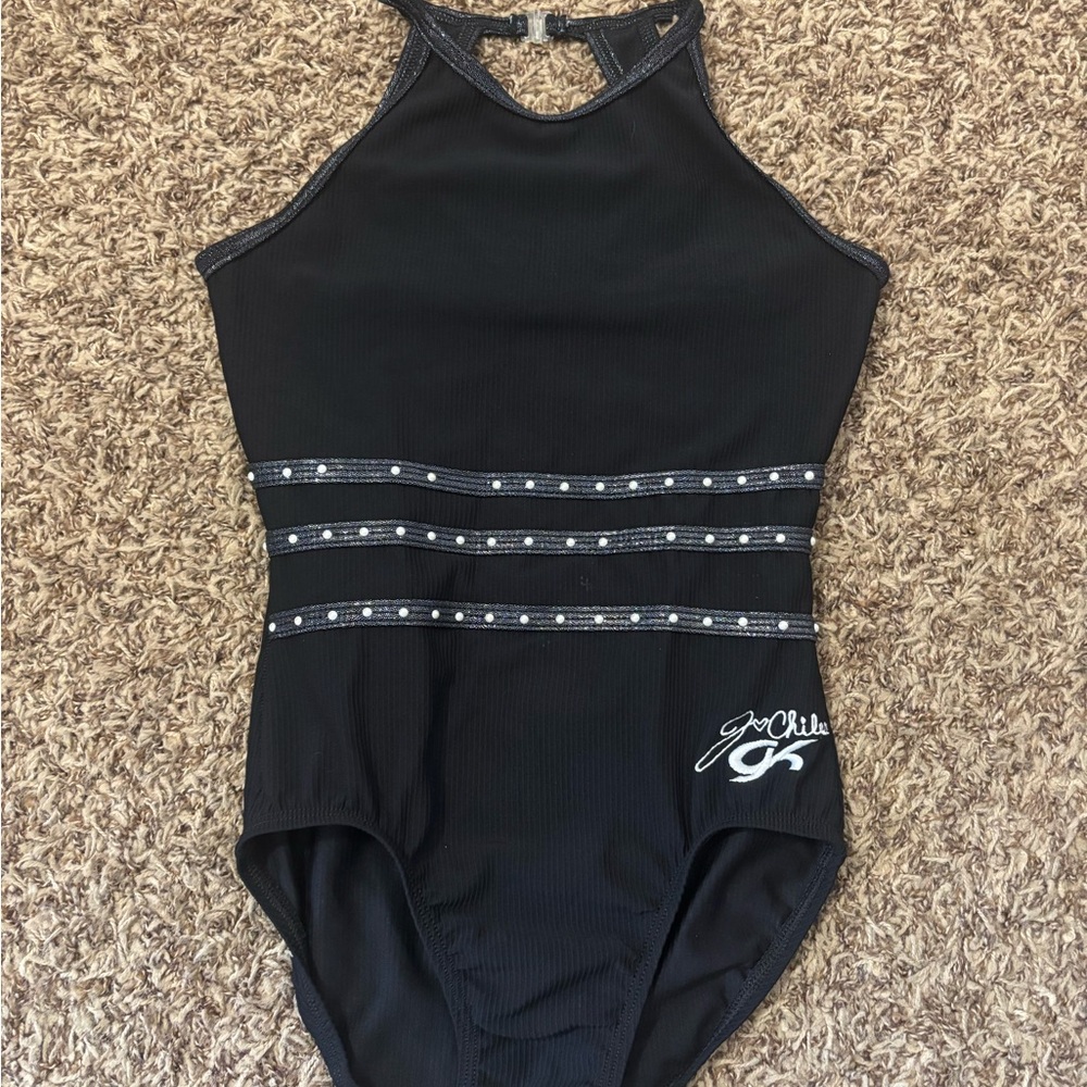 GK Elite Jordan Chiles Ribbed Leotard